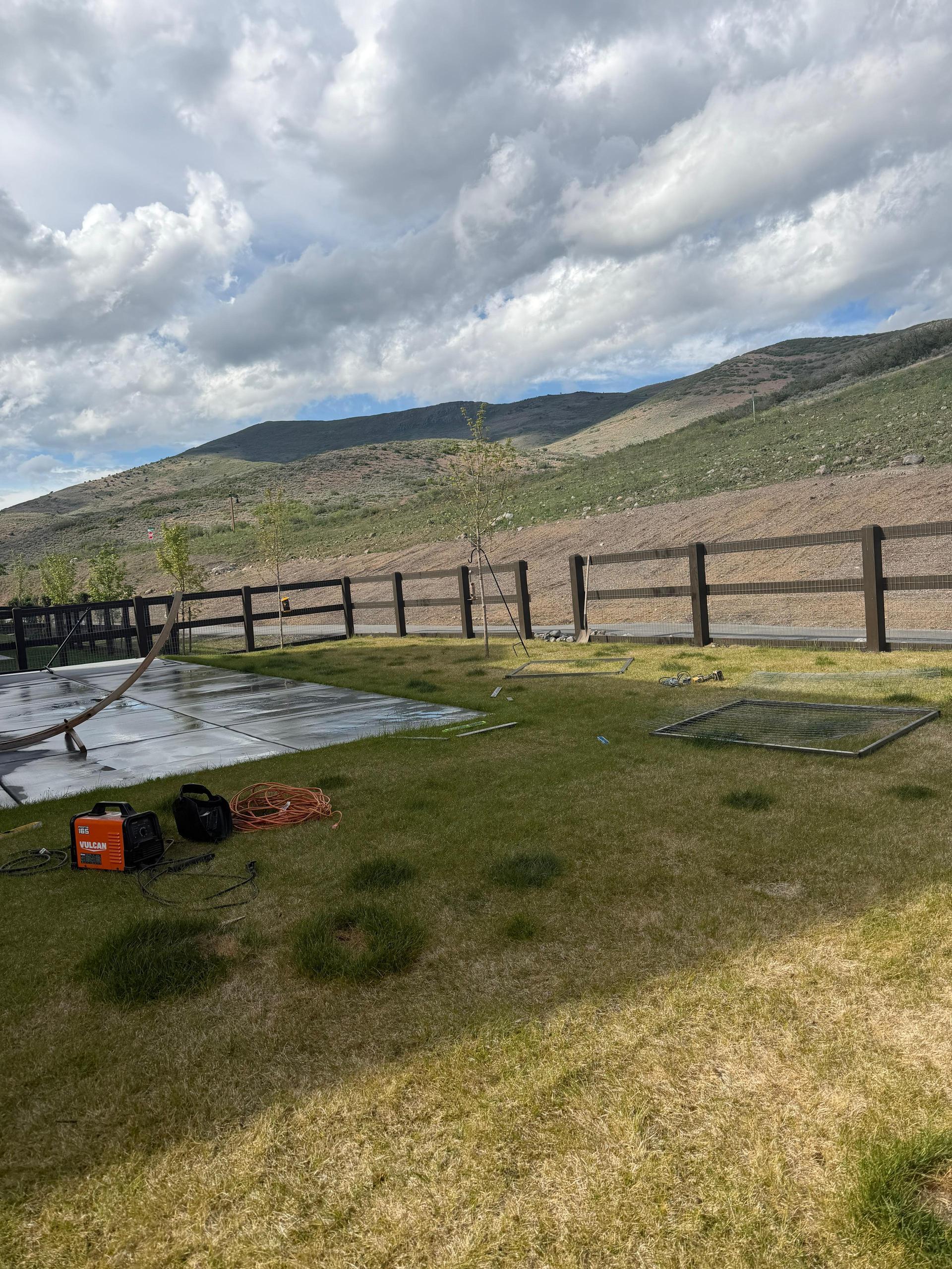 Irrigation and lawn improvement project
