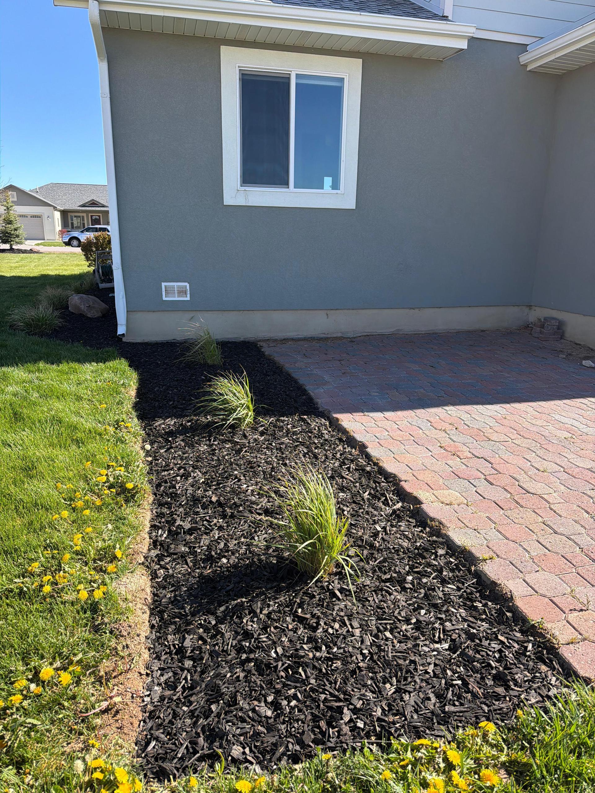 Finished Green Scene landscaping result
